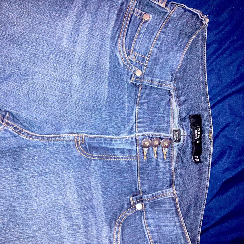 TORRID 3 button slim ankle jeans EUC
